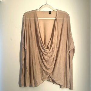 Nude Loose-Fit Blouse L